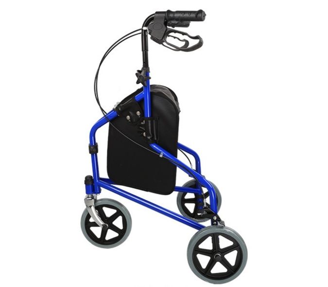 シルバーカー 三輪式軽量折りたたみシルバーカー コンパクト|シルバー