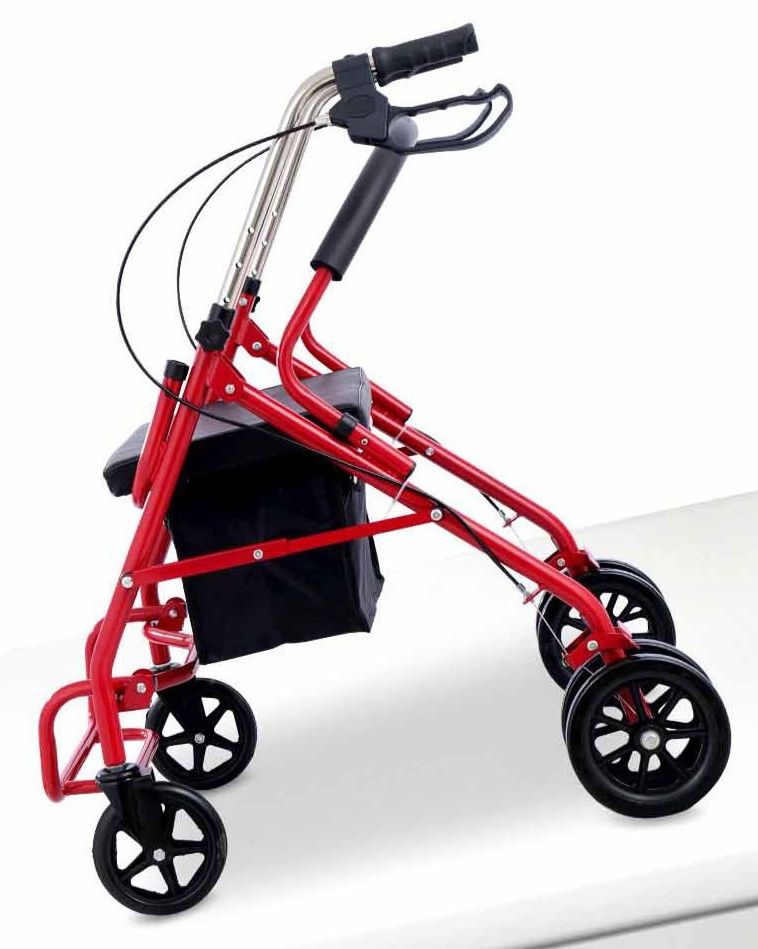 折りたたみ式シルバーカー 座れる休憩シート付き歩行補助車 座れる