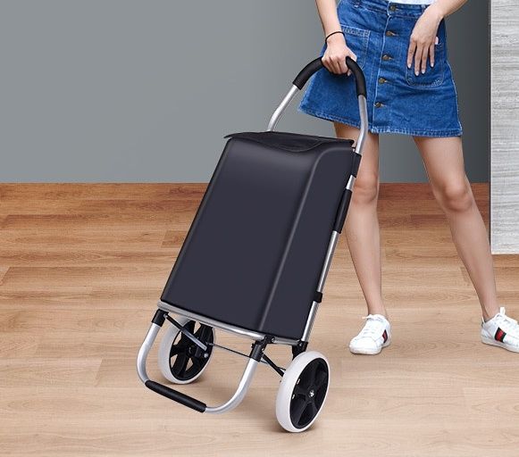 シルバーカー 折りたたみ式軽量シルバーカー付き買い物カート