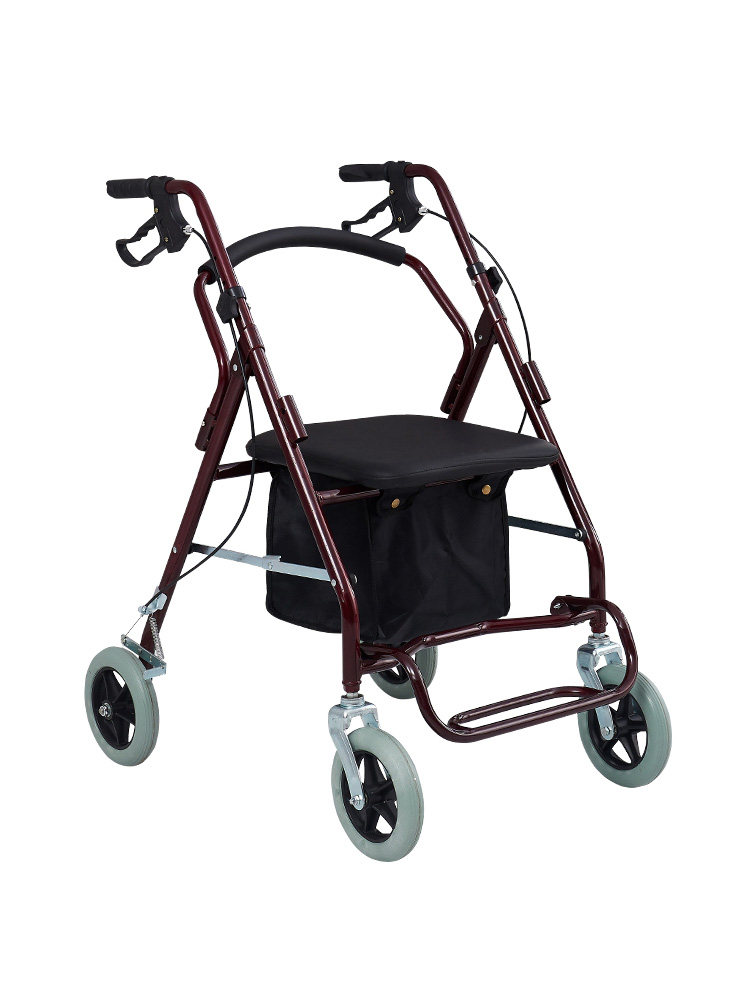 シルバーカー 折りたたみ式シルバーカー 座面付き四輪歩行器