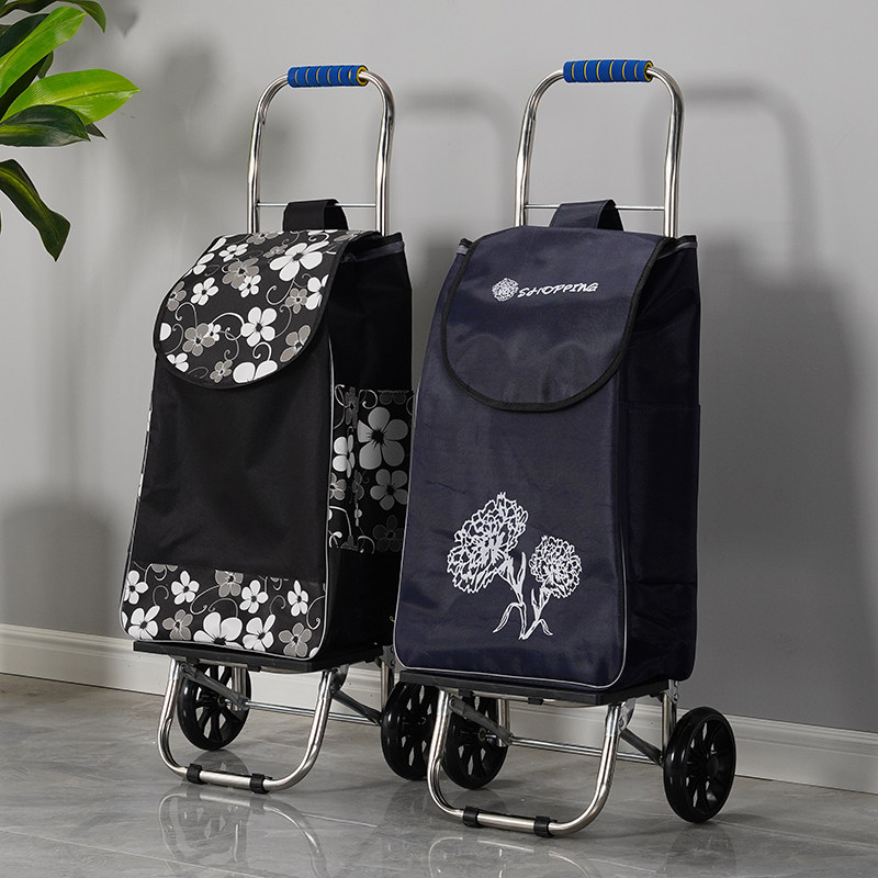 シルバーカー 軽量折りたたみ式キャリーバッグ付きシルバーカー