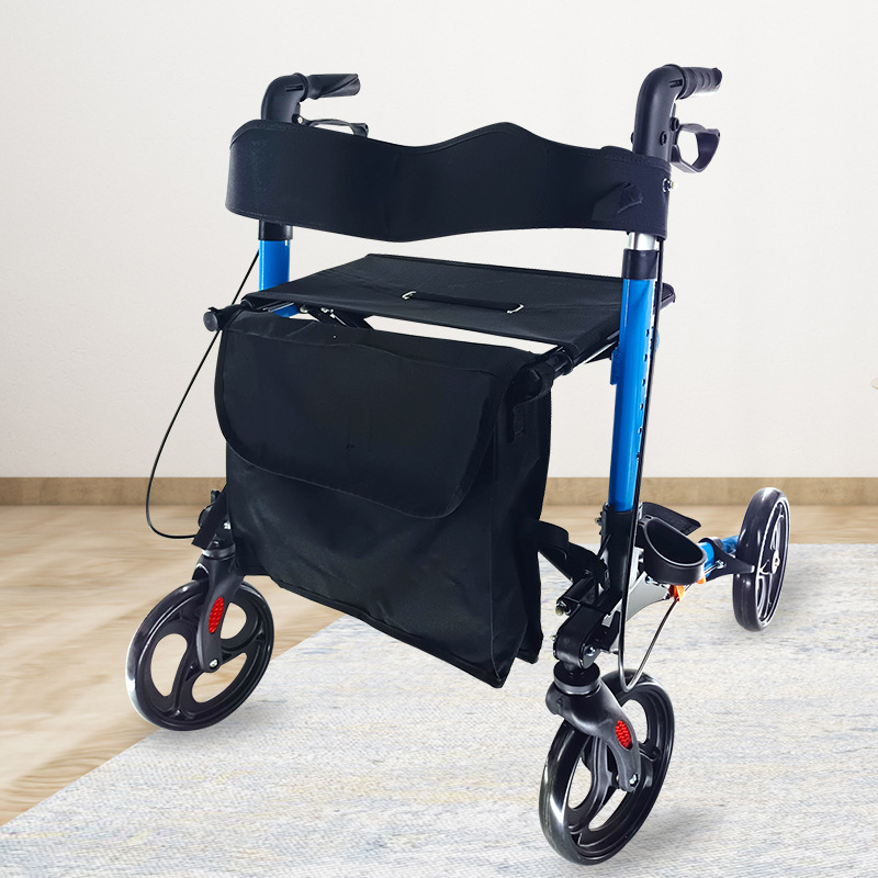 折りたたみ式シルバーカー 座面付き四輪歩行器