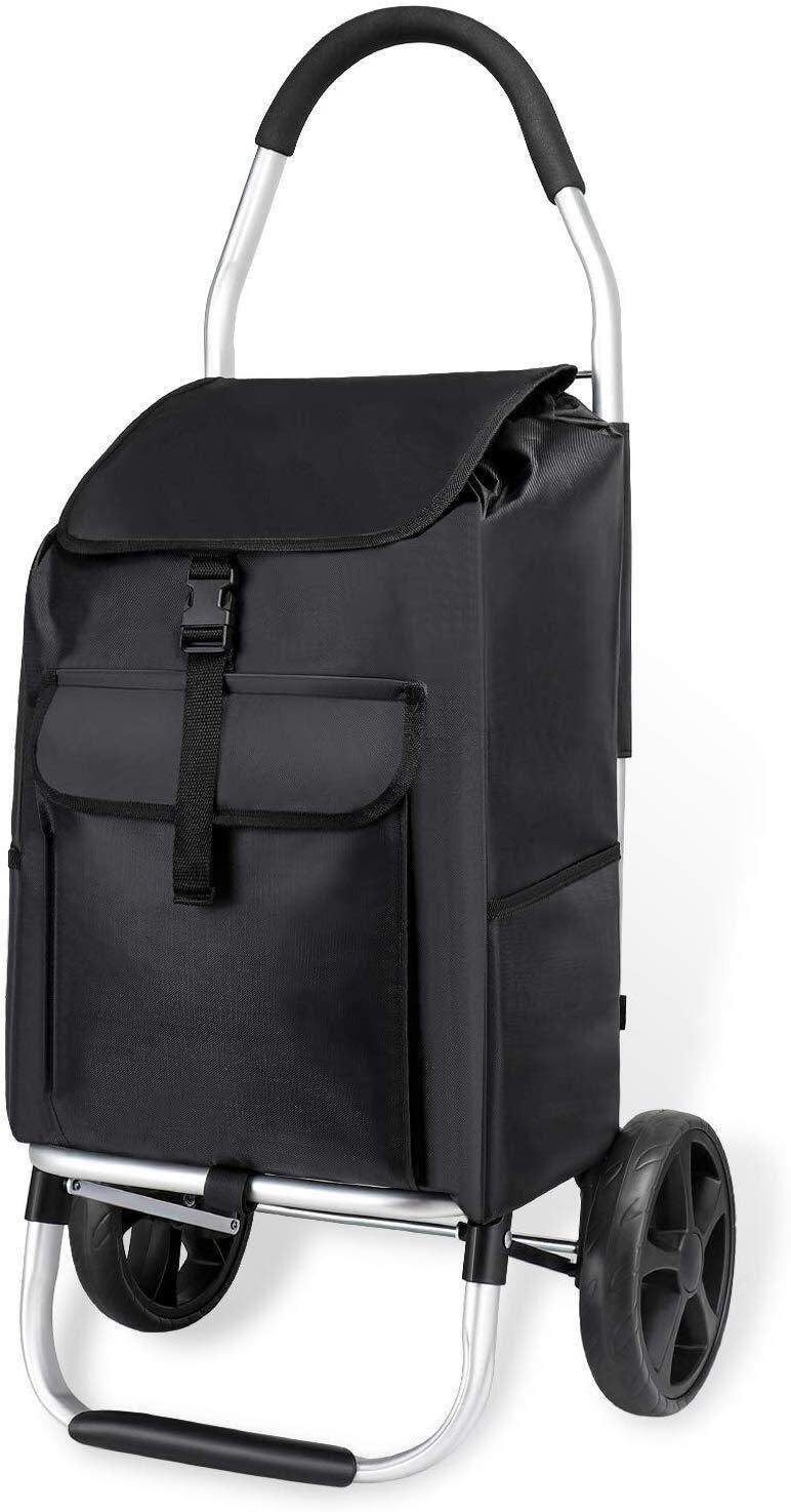 シルバーカー 大容量多機能ポケット付き折りたたみ式シルバーカー