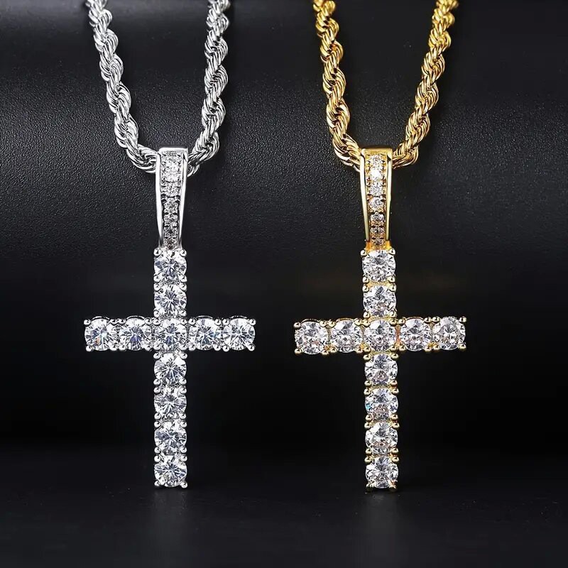 シルバーアクセサリー クロスペンダント ネックレス
