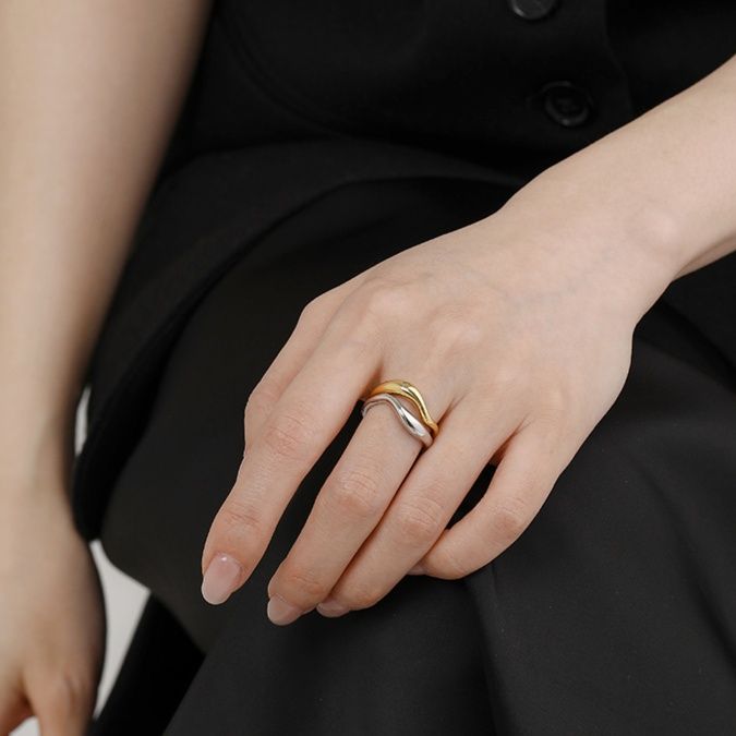 シルバーアクセサリー 波紋のささやき リング