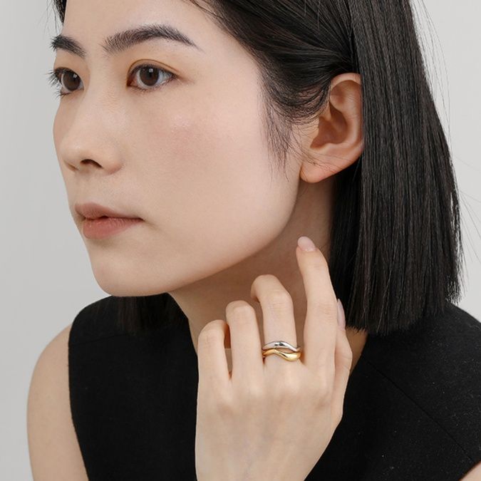 シルバーアクセサリー 波紋のささやき リング
