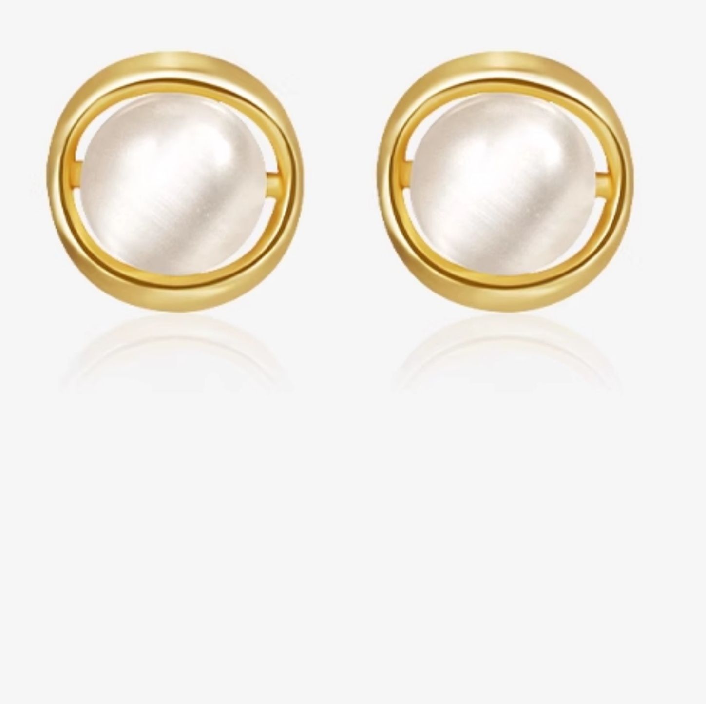 シルバーアクセサリー 丸玉輝き 凛ピアス