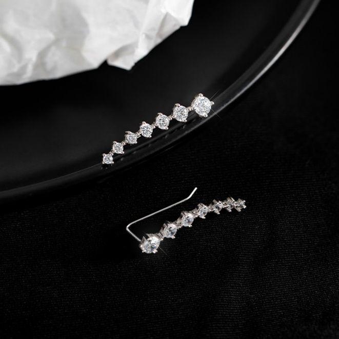 シルバーアクセサリー 星の小道 イヤークライマー