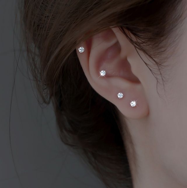 シルバーアクセサリー 輝き四点セットピアス