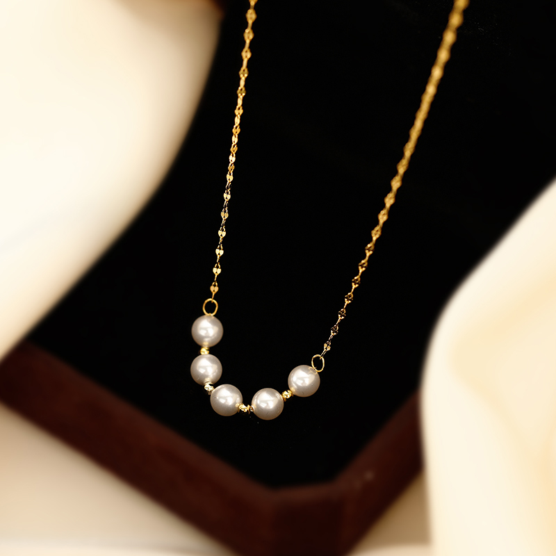 シルバーアクセサリー 華やか真珠の煌めき連なり