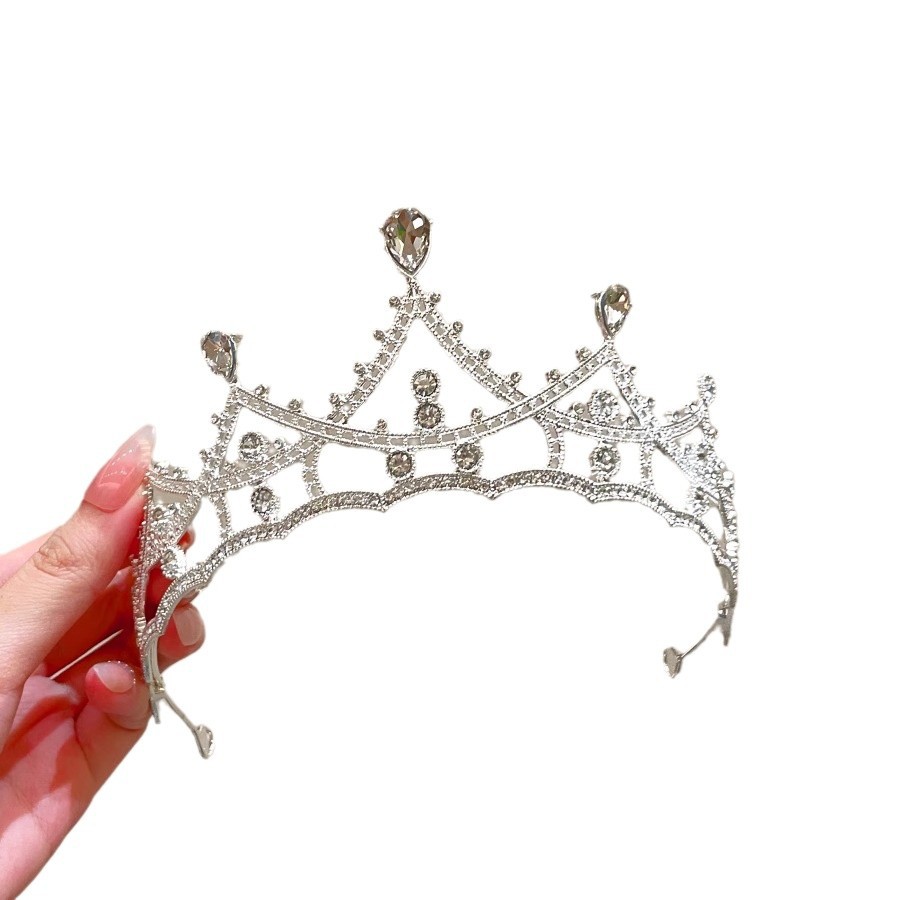 シルバーアクセサリー きらめき結晶ティアラ