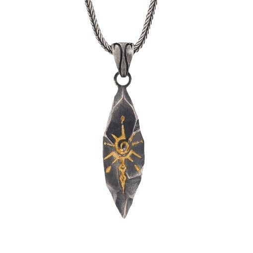 シルバーアクセサリー 流星の雫ネックレス