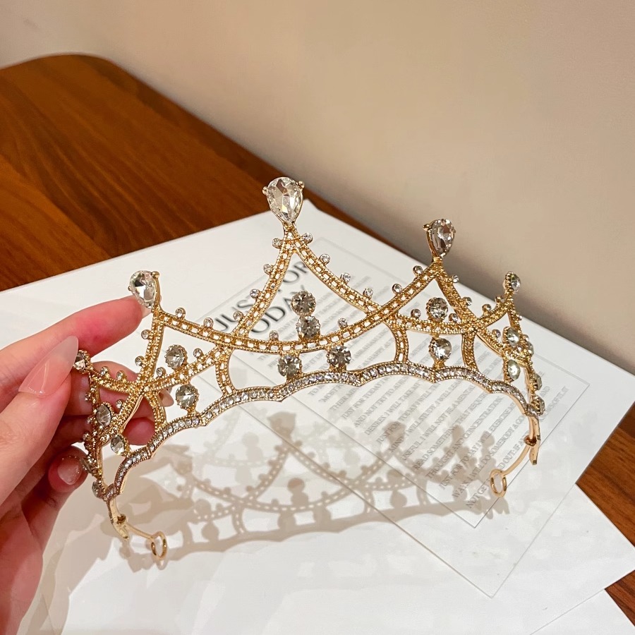 シルバーアクセサリー きらめき結晶ティアラ