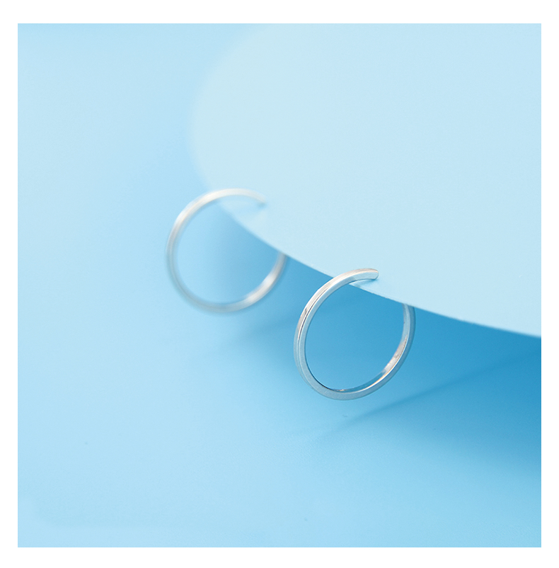 シルバーアクセサリー 極細シンプル二連リング
