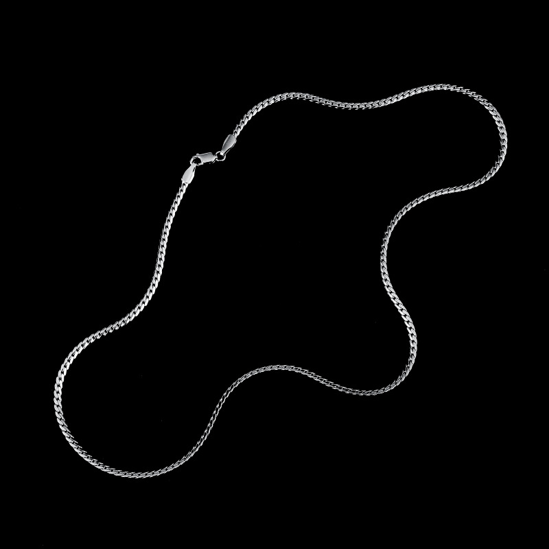シルバーアクセサリー 喜平チェーン細身ネックレス