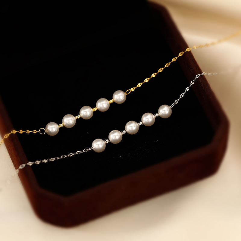 シルバーアクセサリー 華やか真珠の煌めき連なり