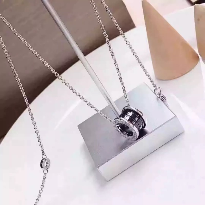 シルバーアクセサリー 二重輪デザインペンダント