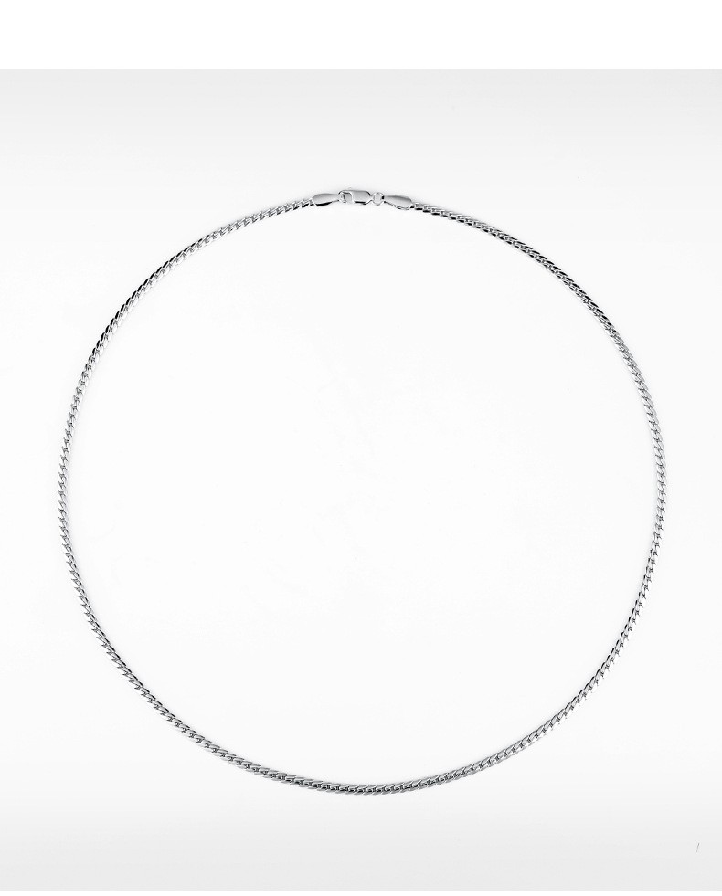 シルバーアクセサリー 喜平チェーン細身ネックレス