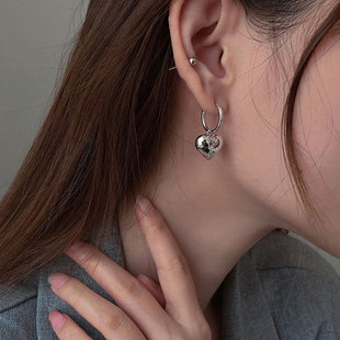 シルバーアクセサリー シンプル輪型フープピアス