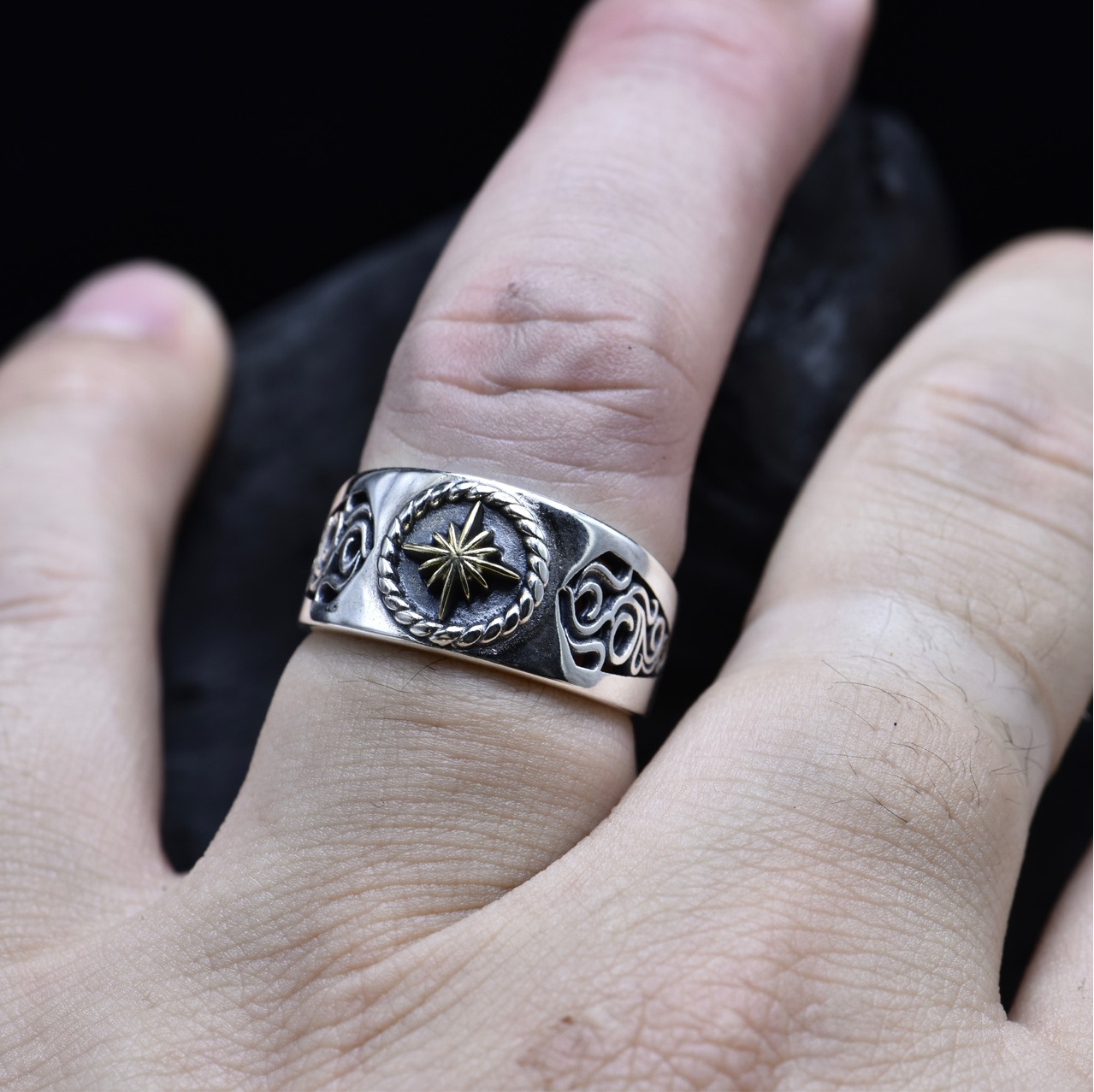 シルバーアクセサリー 航海の導きの指輪