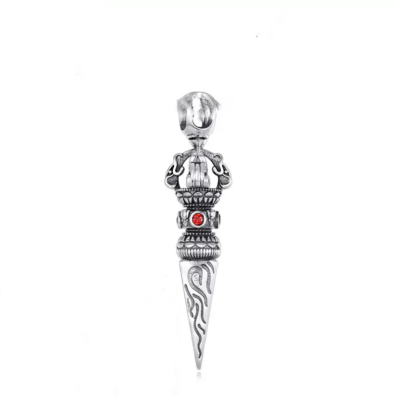 シルバーアクセサリー 神秘の剣 守護の印ネックレス