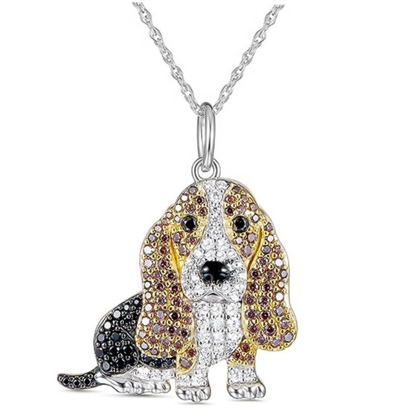 シルバー ネックレス 愛犬シリーズ キラキラペンダント