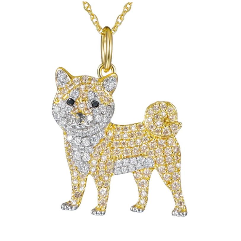 シルバー ネックレス 愛犬シリーズ キラキラペンダント
