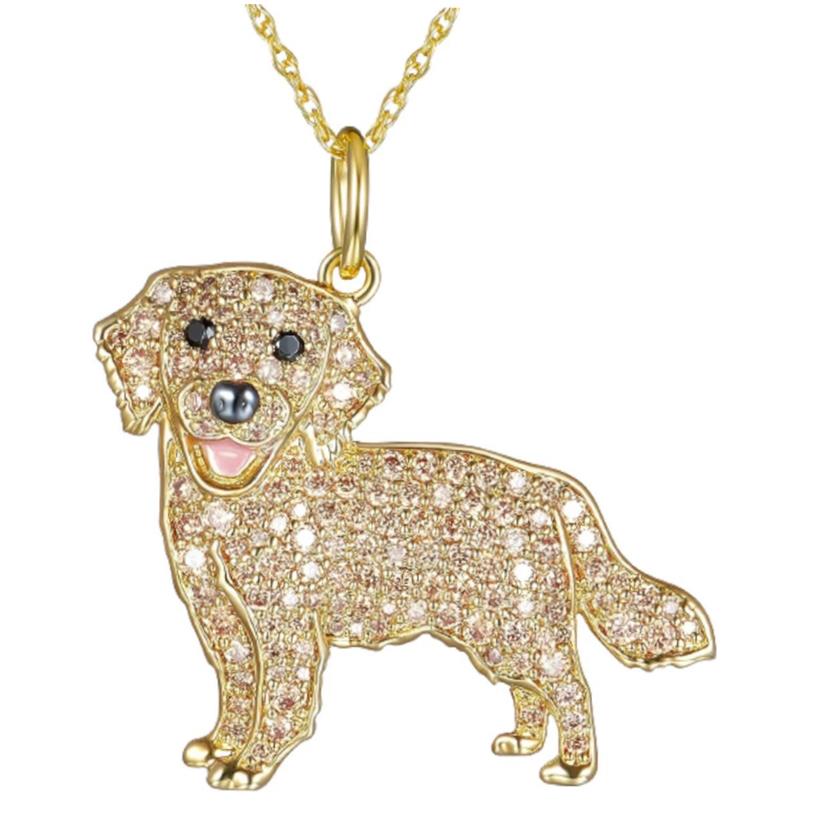シルバー ネックレス 愛犬シリーズ キラキラペンダント