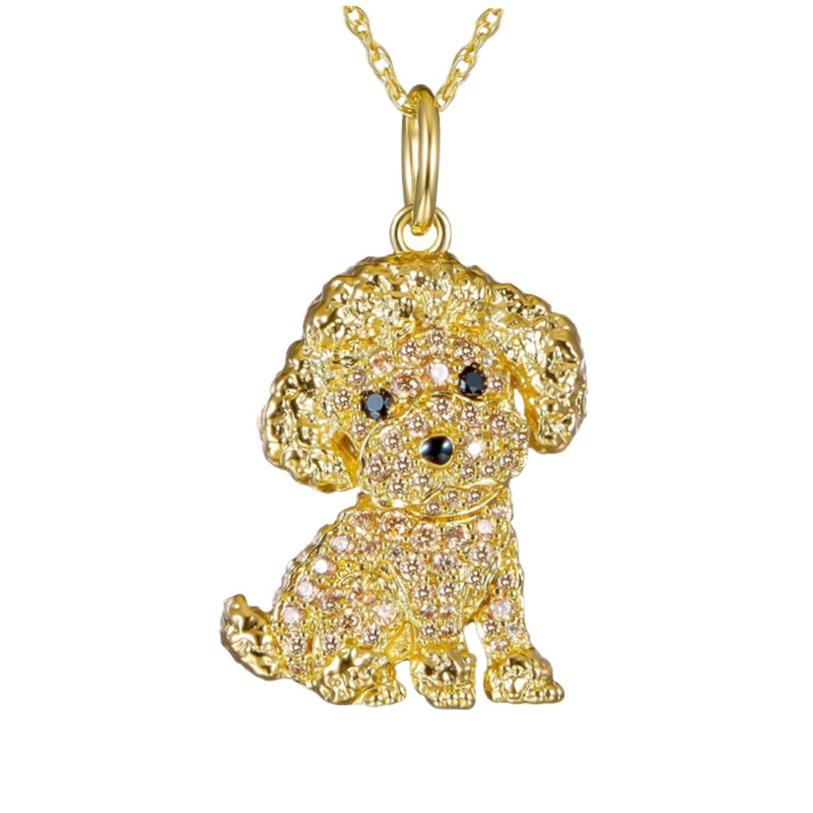 シルバー ネックレス 愛犬シリーズ キラキラペンダント