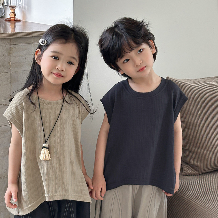 無地 Tシャツ リラックス ゆったりノースリーブ