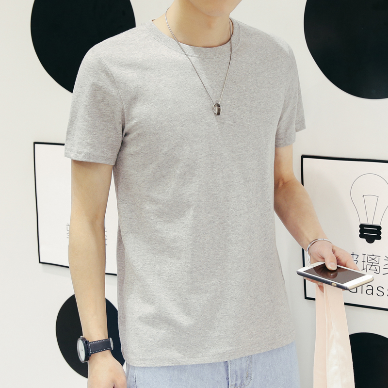 無地 Tシャツ シンプル定番クルーネック半袖