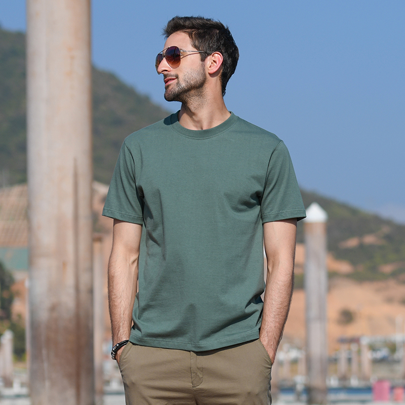 無地 Tシャツ 夏の定番 シンプル無地クルーネックTシャツ