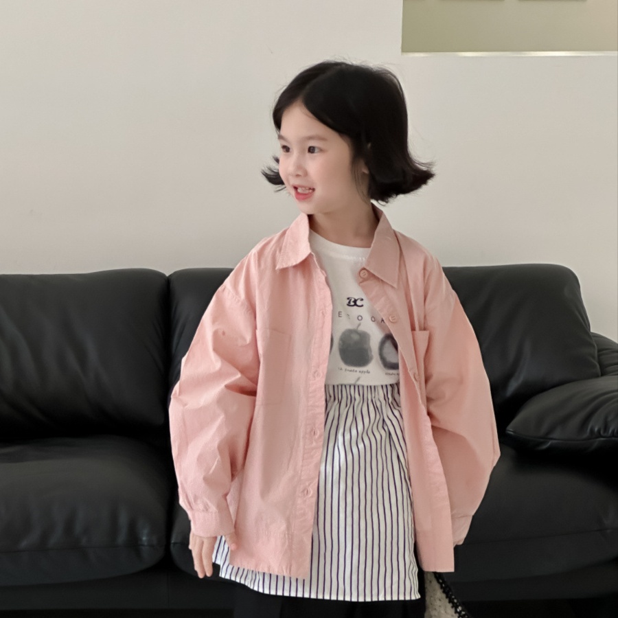無地シャツ キッズ 季節の実りグラフィック子ども用シャツ