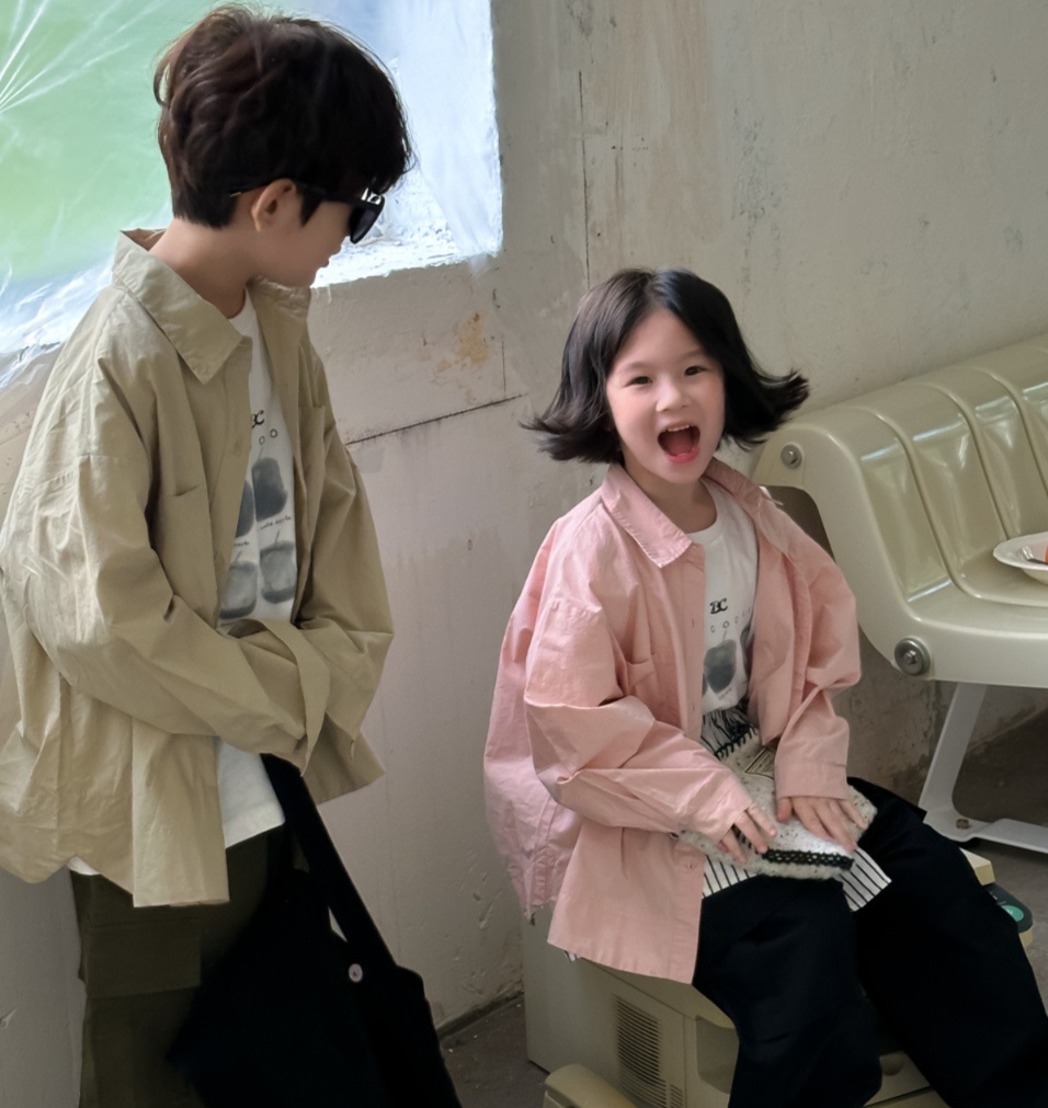 無地シャツ キッズ 季節の実りグラフィック子ども用シャツ
