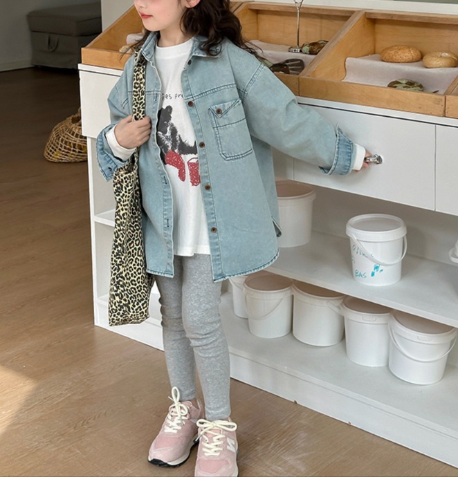 無地シャツ キッズ やわらか素材のデイリー子供用無地シャツ