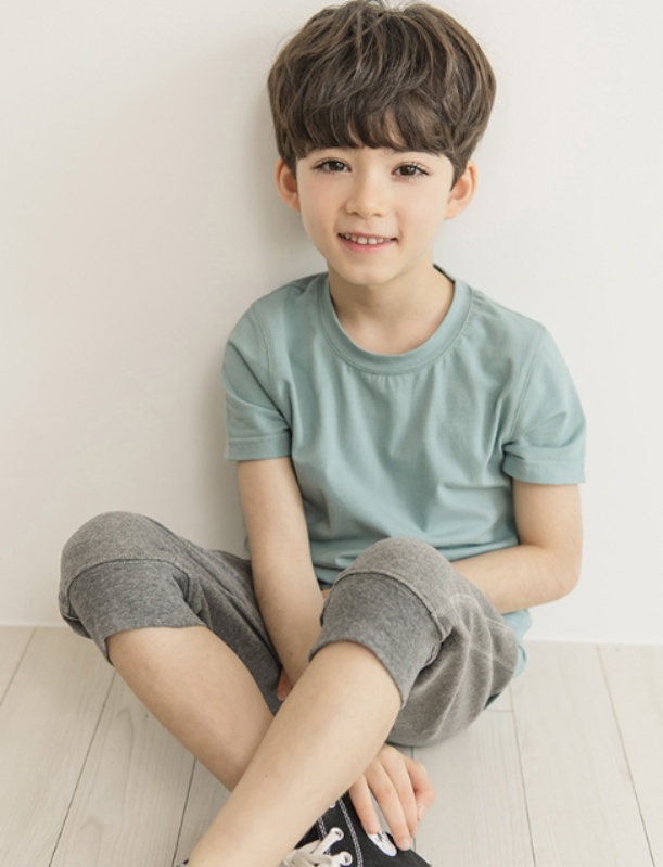 無地 Tシャツ キッズ やわらか素材 シンプルティーシャツ