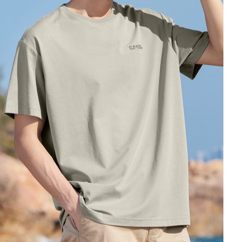 無地 Tシャツ リラックスフィット無地半袖Tシャツ
