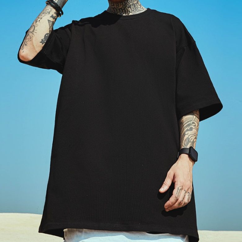 無地 Tシャツ 極上シンプル ワイド シルエット 半袖