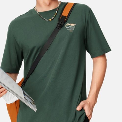 無地 Tシャツ 吸湿速乾機能付き快適半袖上着