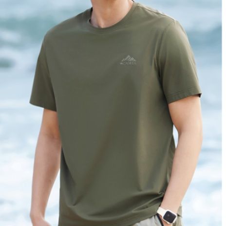 無地 Tシャツ シンプル快適ベーシック半袖