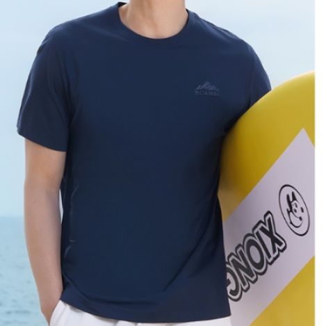無地 Tシャツ シンプル快適ベーシック半袖
