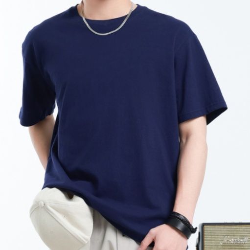 無地 Tシャツ シンプル快適 肌に優しい日常着