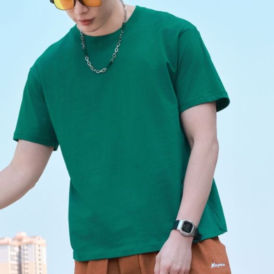 無地 Tシャツ シンプル快適 肌に優しい日常着
