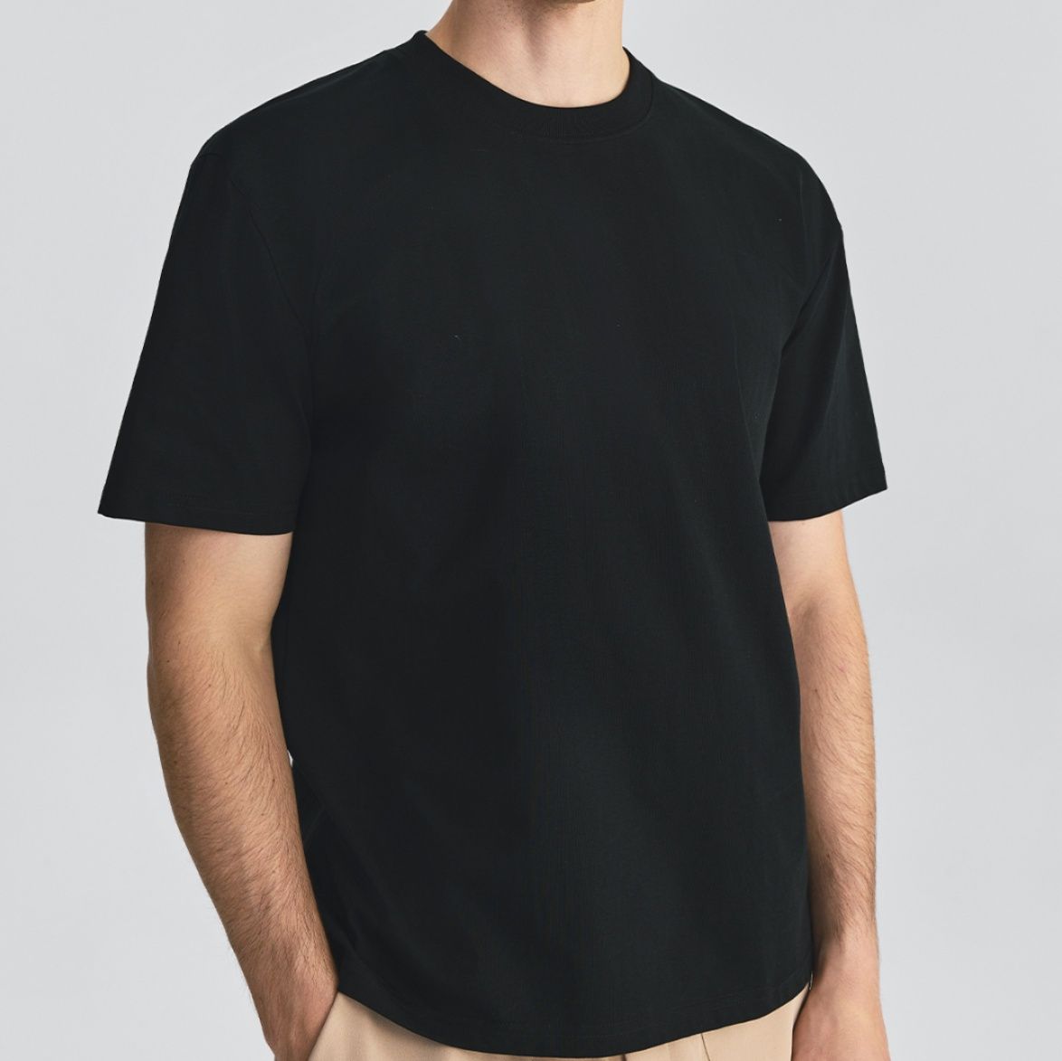 無地 Tシャツ シンプル定番 上質素材使用半袖丸首