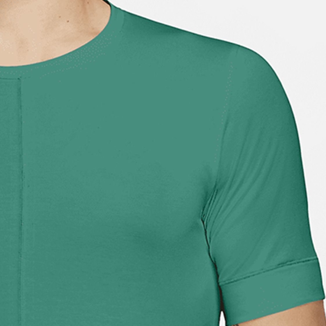 無地 Tシャツ なめらか縫製 洗練シルエット半袖