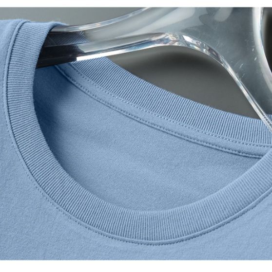 無地 Tシャツ すっきり着こなせる定番丸首半袖