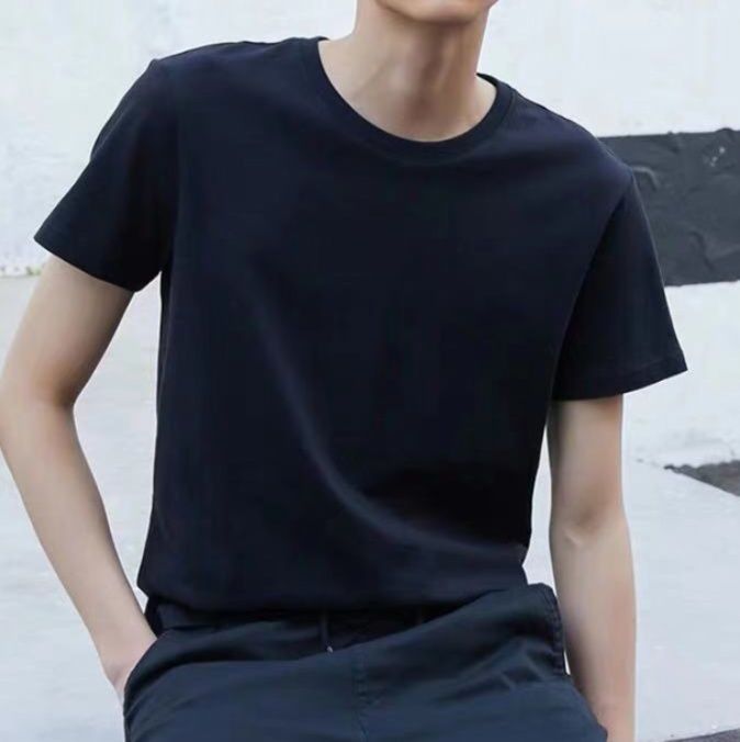 無地 Tシャツ 柔らか上質素材 クルーネック半袖
