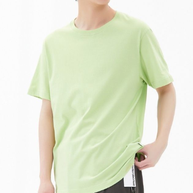 無地 Tシャツ 柔らか素材の絶妙シルエット半袖Ｔシャツ