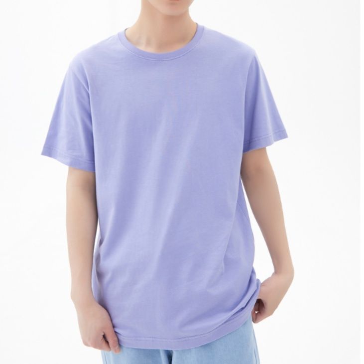 無地 Tシャツ 柔らか素材の絶妙シルエット半袖Ｔシャツ
