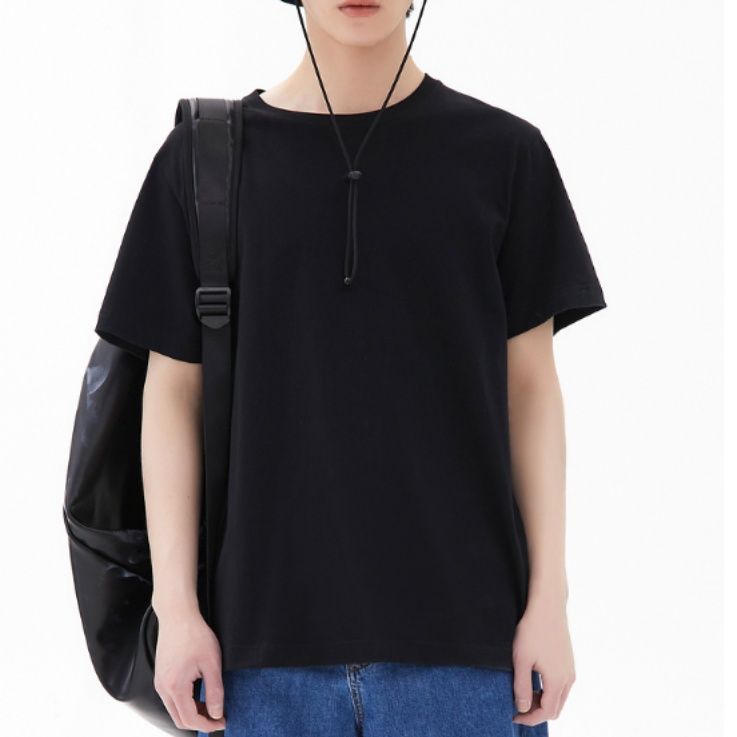 無地 Tシャツ 柔らか素材の絶妙シルエット半袖Ｔシャツ